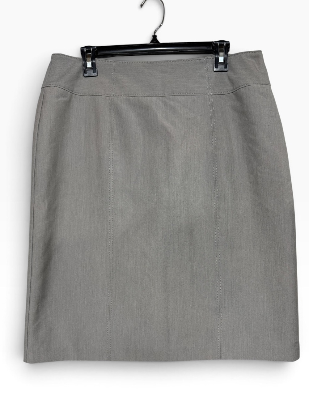 Worthington Light Gray Pencil Skirt 14 Classy Office Career Minimalist Capsule